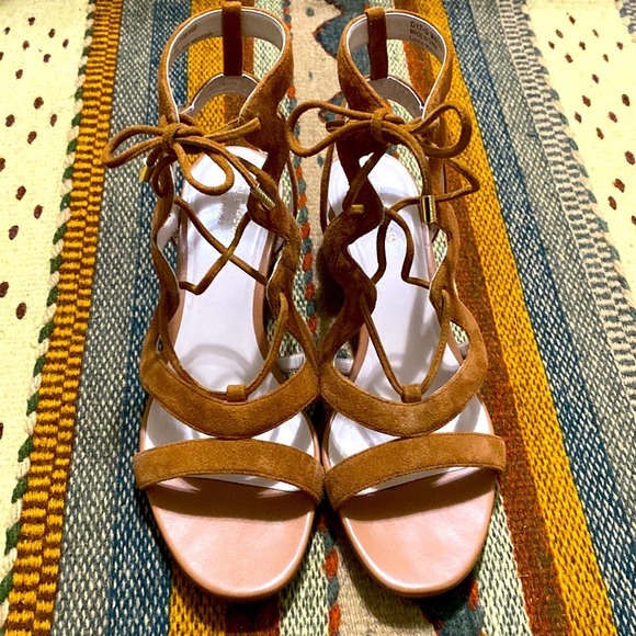 Cole Haan Grand OS Vable Wedge Women’s 6.5B Tan Suede - Picture 2 of 12